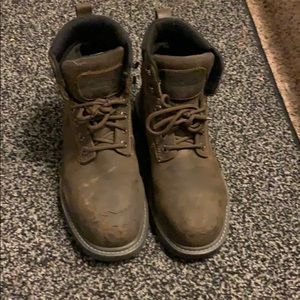 Wolverine work boots.